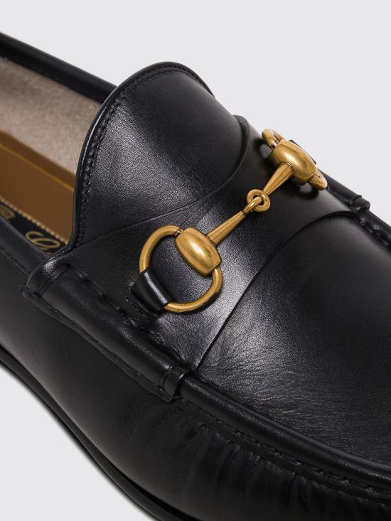 26FW 구찌 1953 홀스빗 레더 로퍼 307929BLM00 1000 Black - GUCCI