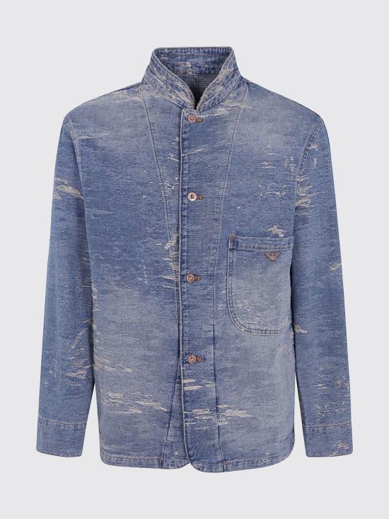 26FW 엠포리오 아르마니 데님 자켓 EM006536AF27794 MB003 Blue - EMPORIO ARMANI