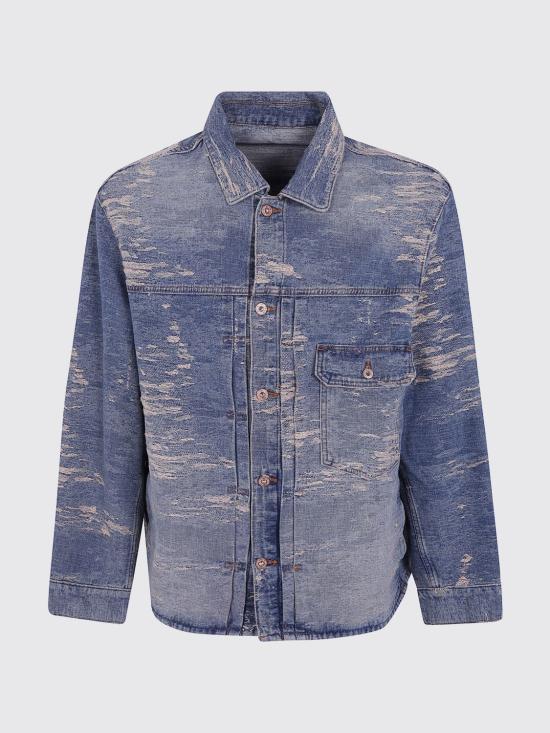 26FW 엠포리오 아르마니 데님 자켓 EM006540AF27794 MB003 Blue - EMPORIO ARMANI