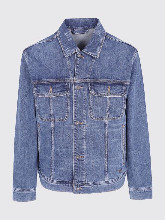 26FW 엠포리오 아르마니 데님 자켓 EM006496AF27566 MB002 Blue - EMPORIO ARMANI