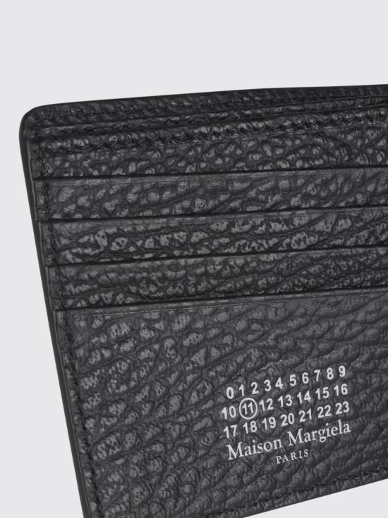 26FW 마르지엘라 4스티치 반지갑 SA1UI0016P4455 T8013 Black - MAISON MARGIELA