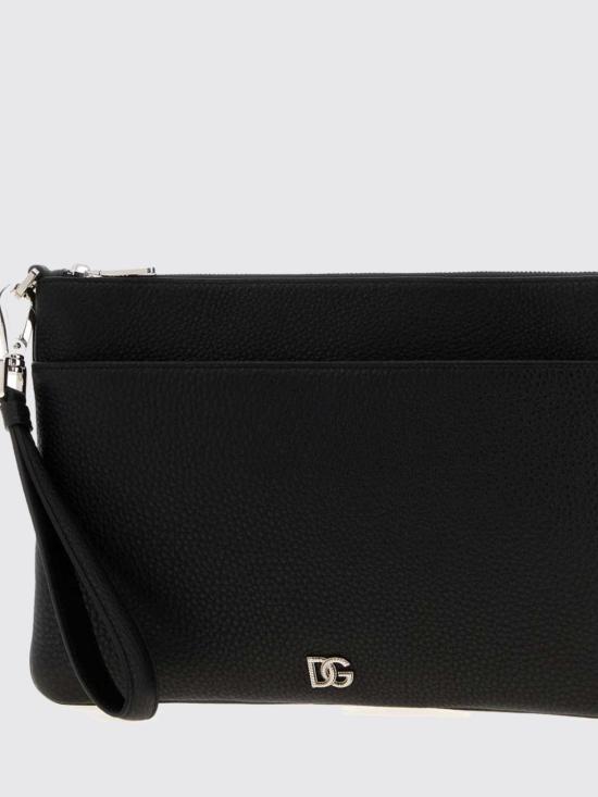 26FW 돌체앤가바나 레더 토일레트리 클러치 BP3294A0370 80999 Black - DOLCE & GABBANA