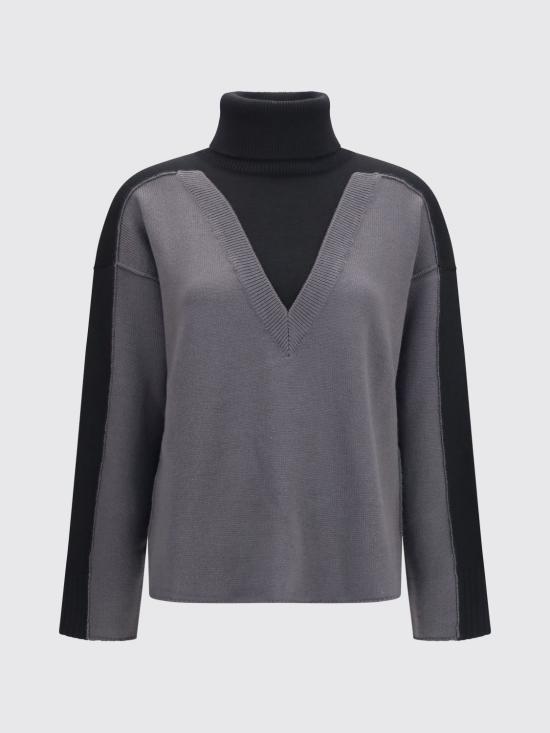 26FW MM6 메종마르지엘라 터틀넥 S52HA0306M13280 961 Black - MM6 MAISON MARGIELA
