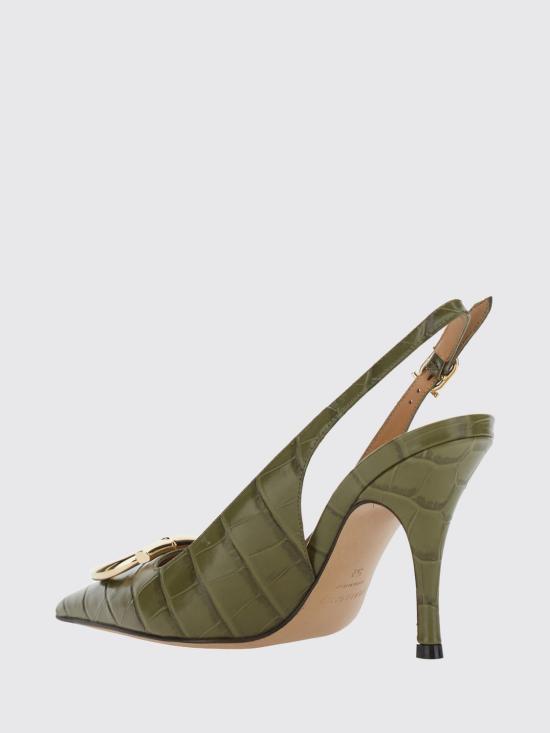 26FW 살바토레 페라가모 힐/펌프스 01L945 794993 NEWOLIVBISC Green - SALVATORE FERRAGAMO
