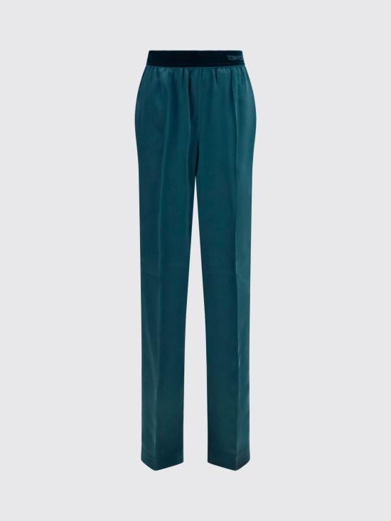 26FW 톰포드 스트레이트 팬츠 PAW683FAX1720 GDV Turquoise - TOMFORD