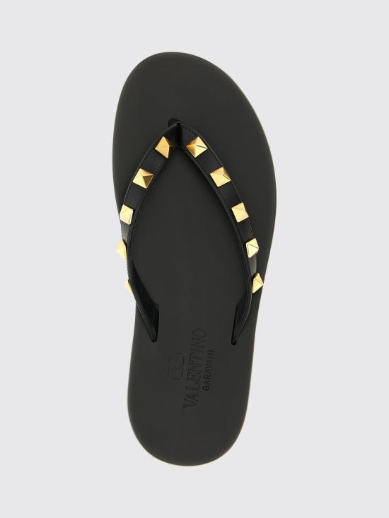 26FW 발렌티노 가라바니 뮬/슬리퍼 S0QD3MRI 0NO Black - VALENTINO GARAVANI