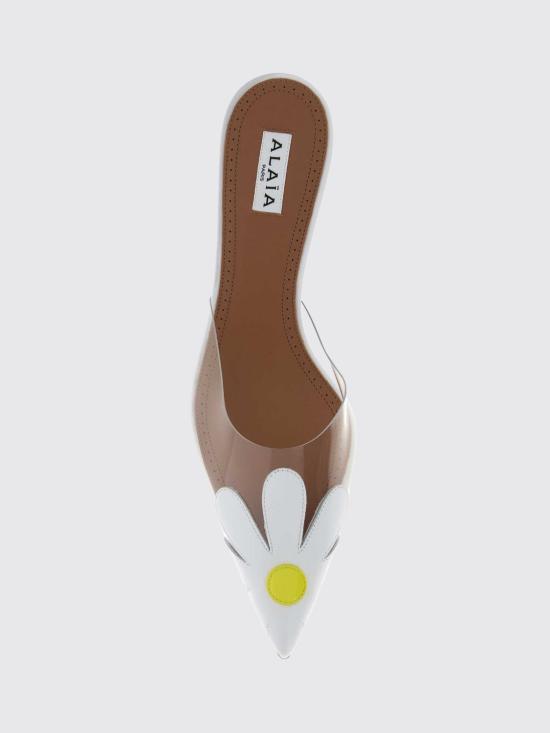 26FW 알라이아 뮬/슬리퍼 AA3M2026O022 B32 Yellow - ALAIA