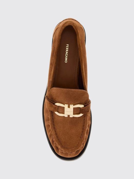 26FW 살바토레 페라가모 로퍼 01L927 795384 Brown - SALVATORE FERRAGAMO