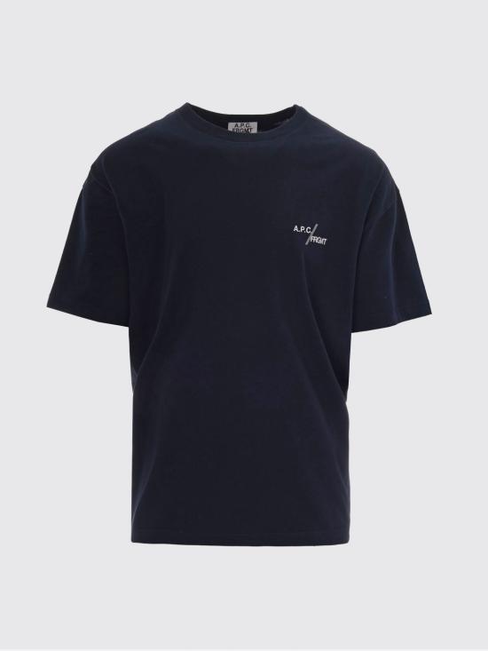 26FW 아페쎄 반팔 티셔츠 COHSLM26487 IAK Navy - A.P.C.