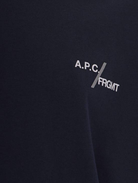 26FW 아페쎄 반팔 티셔츠 COHSLM26487 IAK Navy - A.P.C.