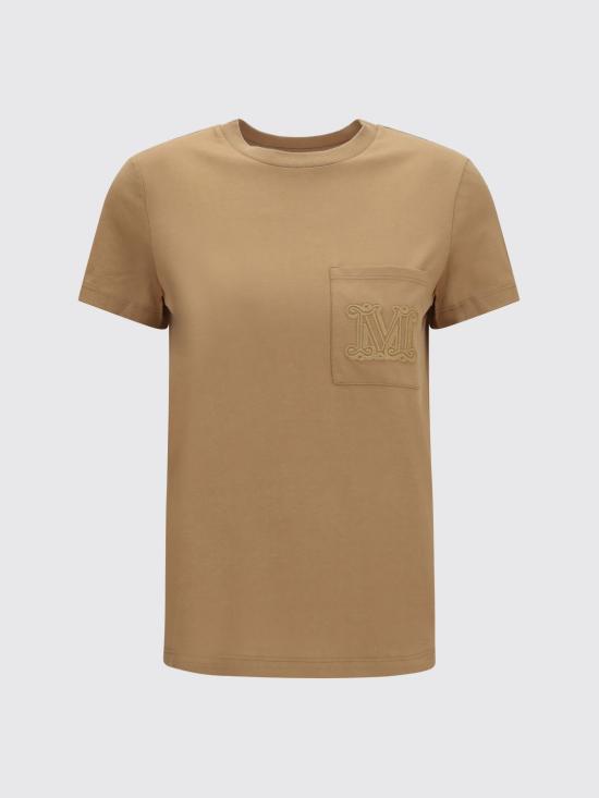 26FW 막스마라 반팔 티셔츠 2621946051600 003 Camel - MAX MARA