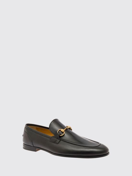 26FW 구찌 조던 레더 로퍼 406994BLM00 1000 Black - GUCCI