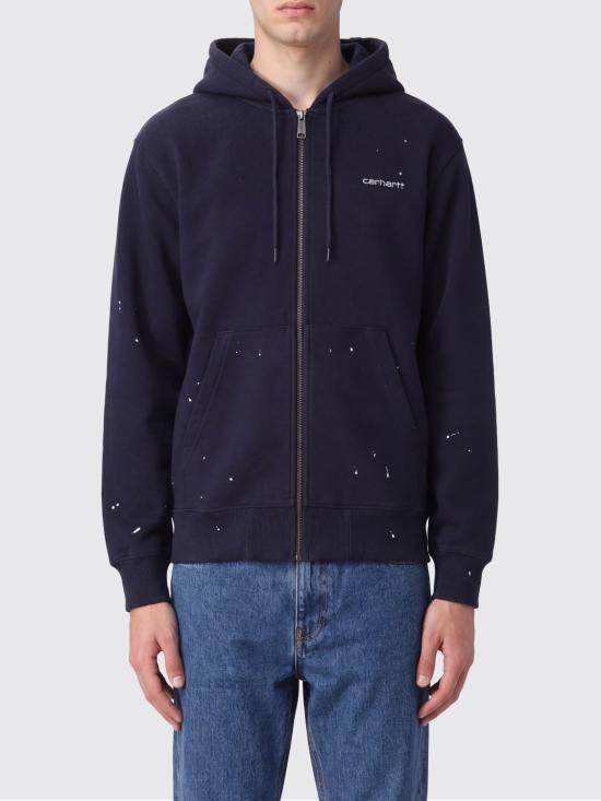 26FW 칼하트 WIP 후드 티셔츠 I036913 1CEJ Navy