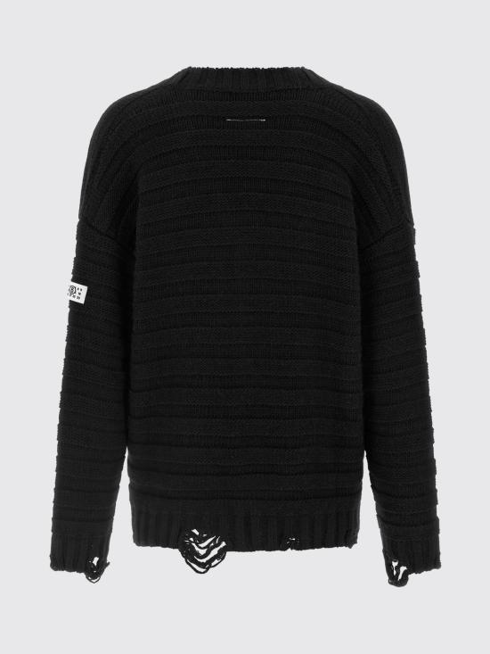 26FW MM6 메종마르지엘라 가디건 SH0HP0005M13040 900 Black - MM6 MAISON MARGIELA