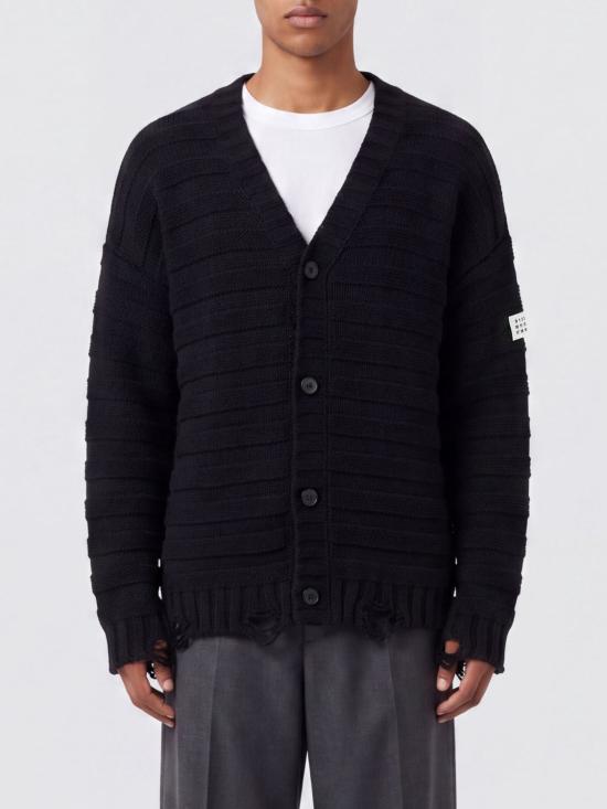 26FW MM6 메종마르지엘라 가디건 SH0HP0005M13040 900 Black