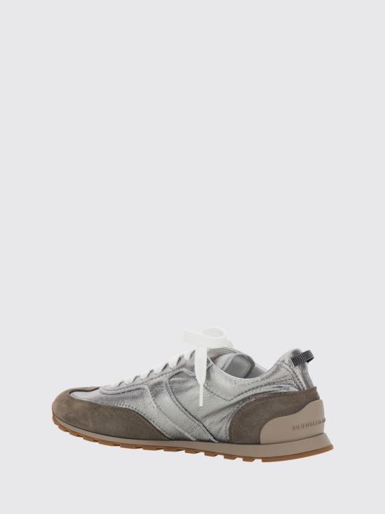26FW 브루넬로 쿠치넬리 스니커즈 MZFAG3325P C8755 Grey - BRUNELLO CUCINELLI