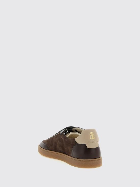 26FW 브루넬로 쿠치넬리 스니커즈 MZULDGJ336 CXY42 Brown - BRUNELLO CUCINELLI