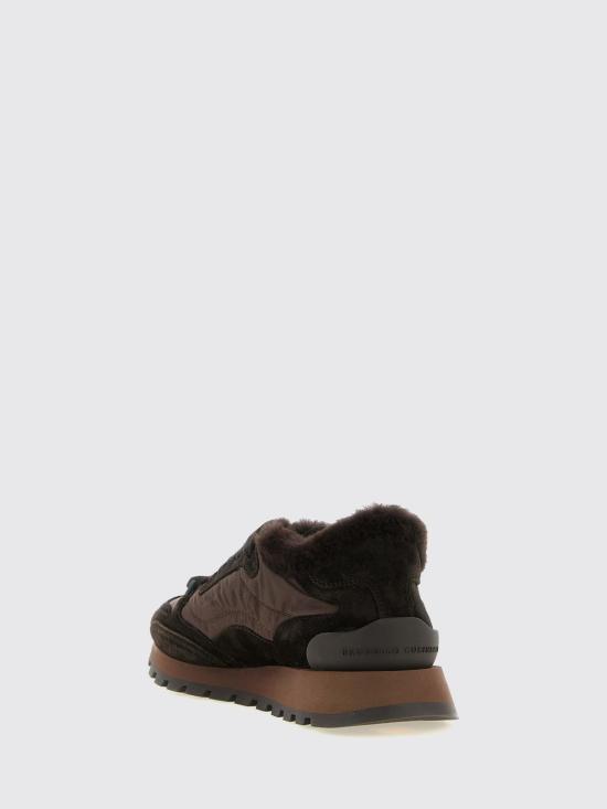 26FW 브루넬로 쿠치넬리 스니커즈 MZSFG3384 C9795 Black - BRUNELLO CUCINELLI