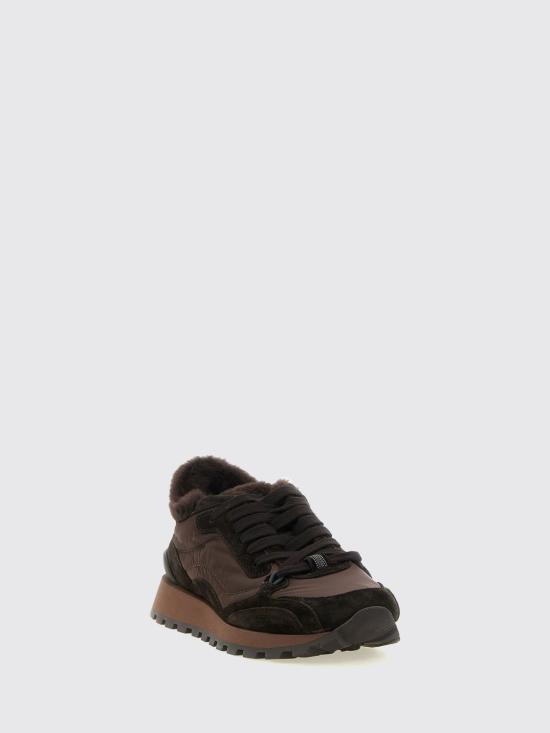 26FW 브루넬로 쿠치넬리 스니커즈 MZSFG3384 C9795 Black - BRUNELLO CUCINELLI