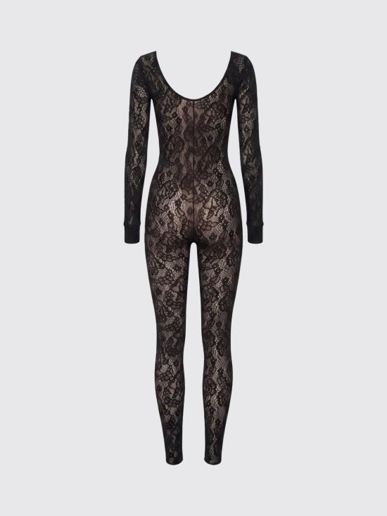 26FW 월포드 점프수트 53410 7005 Black - WOLFORD