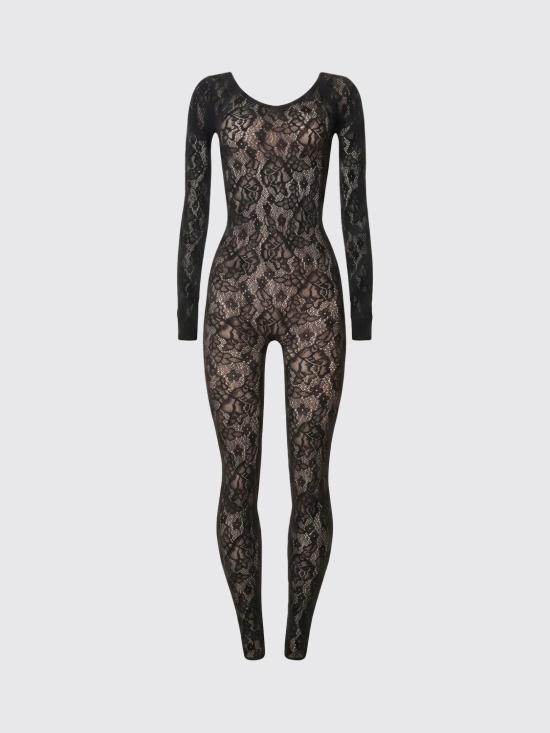 26FW 월포드 점프수트 53410 7005 Black - WOLFORD