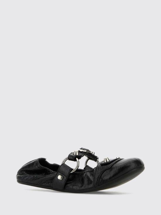 26FW 발렌시아가 시티 발레리나 828095WAD4Y 1080 Black - BALENCIAGA