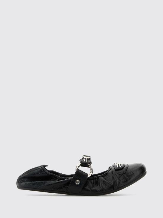 26FW 발렌시아가 시티 발레리나 828095WAD4Y 1080 Black