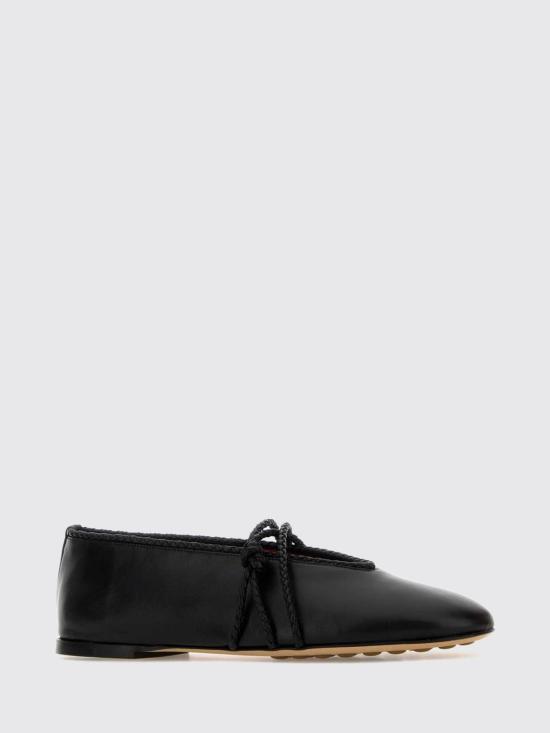 26FW 보테가베네타 플랫 슈즈 855866VBSD0 1000 Black - BOTTEGA VENETA