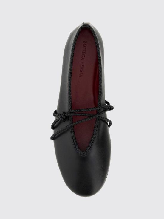 26FW 보테가베네타 플랫 슈즈 855866VBSD0 1000 Black - BOTTEGA VENETA