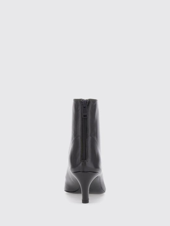 26FW 토템 스틸레토 힐 지퍼 앵클 부츠 263WAS0354LE0231 213 Brown - TOTEME