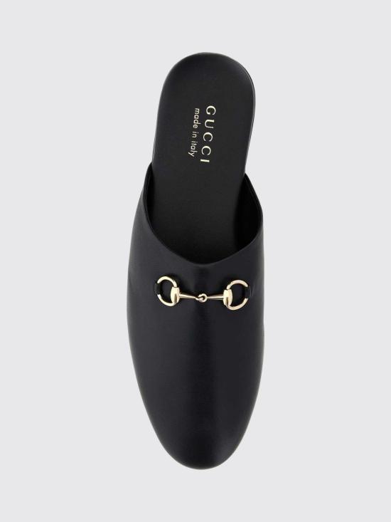 26FW 구찌 홀스빗 뮬 849565AAEA4 1000 Black - GUCCI