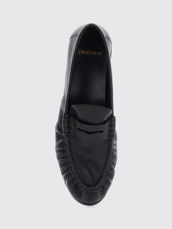26FW 생로랑 매트 레더 서플 르 로퍼 83947125VAA 1000 Black - SAINT LAURENT