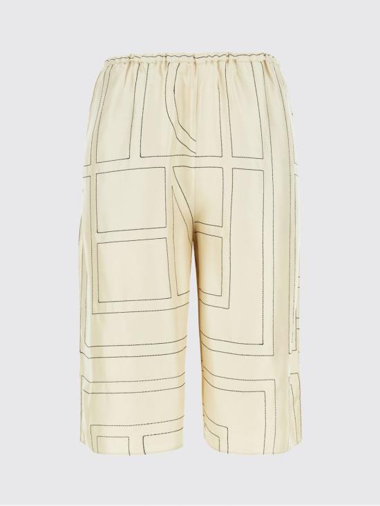 26FW 토템 숏팬츠 263WRB0422FB0704 008 White - TOTEME
