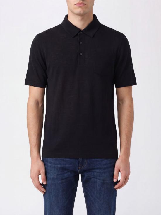 26SS 에르노 폴로 티셔츠 JPL00115U52005 9300 Black