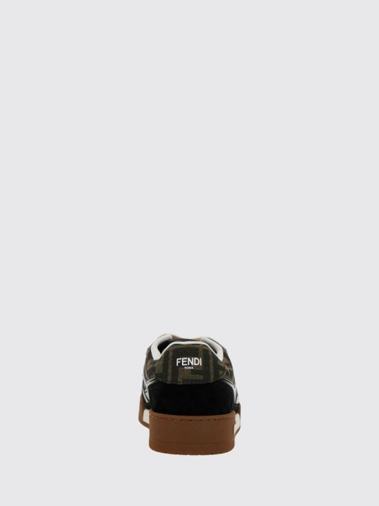 26FW 펜디 메치 스웨이드 로우탑 스니커즈 8E8470AQ6I F17JT Brown - FENDI