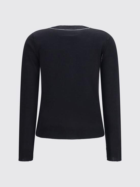 26FW MM6 메종마르지엘라 스웨터 S52HL0066M13037 900 Black - MM6 MAISON MARGIELA