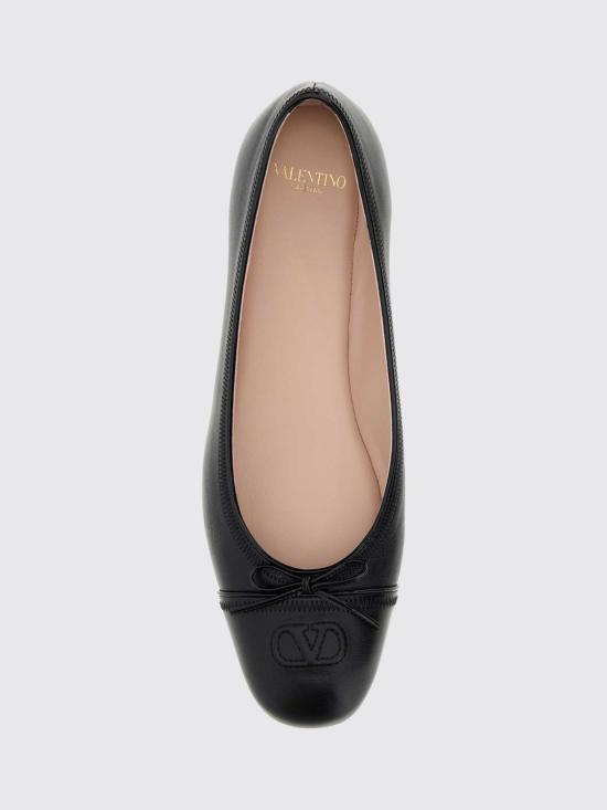 26FW 발렌티노 가라바니 플랫 슈즈 S0QA8URN 0NO Black - VALENTINO GARAVANI