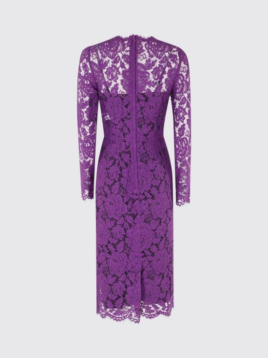 26SS 돌체앤가바나 미디 원피스 F6M0DTHLM7L F0571 Violet - DOLCE & GABBANA