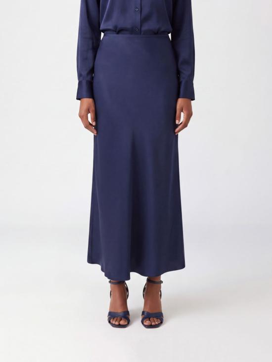 26FW 루루 드 세종 롱 스커트 ELI Navy
