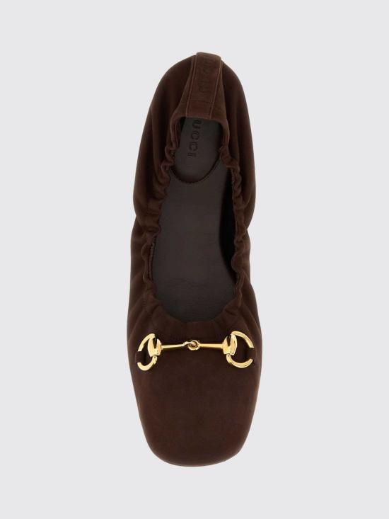 26FW 구찌 플랫 슈즈 875323AAEQY 2021 Brown - GUCCI