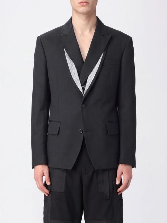26FW 사카이 수트 자켓 2604024M 001 Black