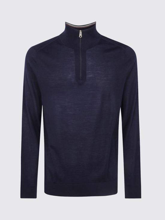 26FW 폴 스미스 집업 니트 M1R971ZW03154 49 Blue 2 - PAUL SMITH