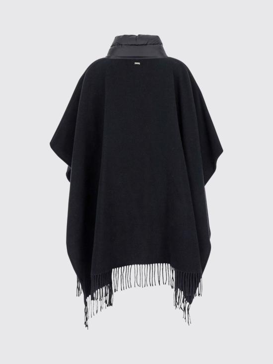 26FW 에르노 퀼티드 포켓 판초 GC00066DR33395 9300 Black - HERNO