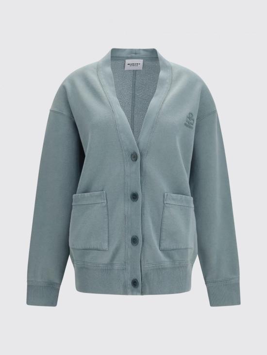 26FW 이자벨마랑에뚜왈 스테피 코튼 자켓 스테피 코튼 자켓 VE0659FAD1M06E 60SE Green - ISABEL MARANT ETOILE