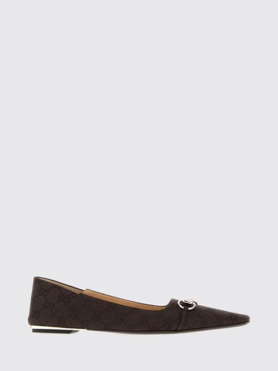 26FW 구찌 플랫 슈즈 A0001HFAFZD 2544 Brown