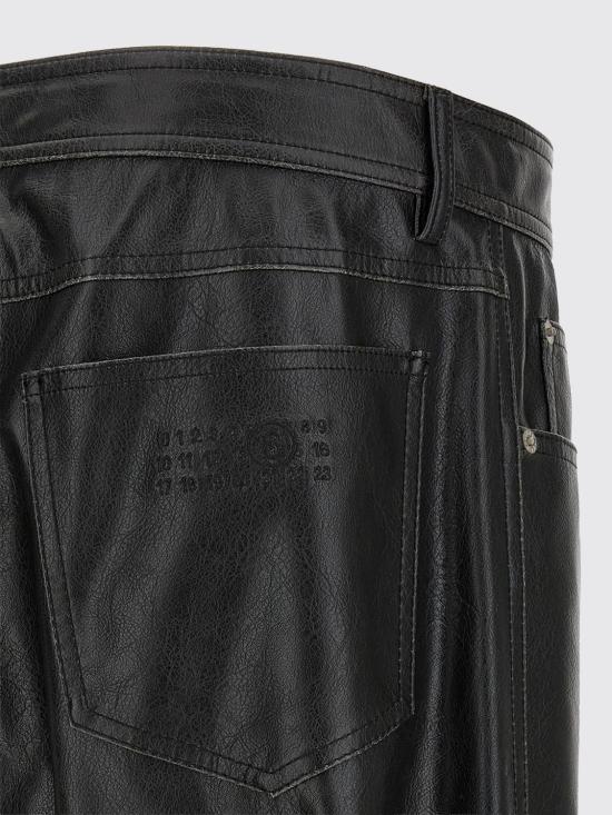 26FW MM6 메종마르지엘라 팬츠 SH0LA0046M35455 900 Black - MM6 MAISON MARGIELA