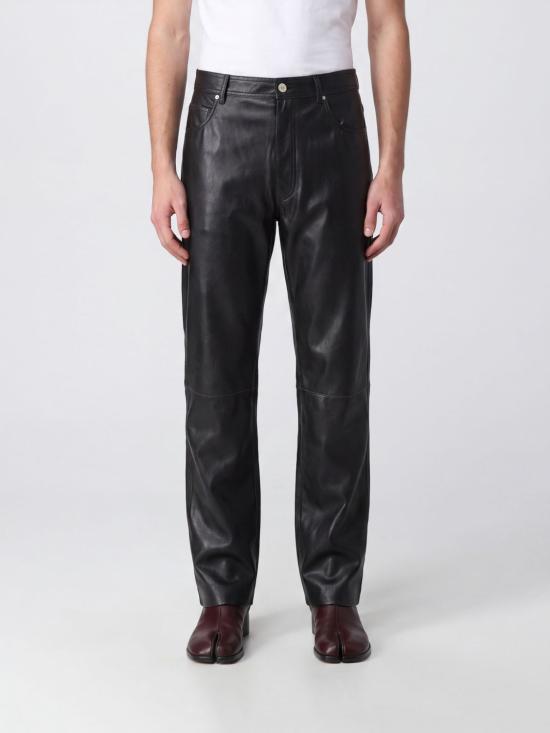 26FW MM6 메종마르지엘라 팬츠 SH0LA0046M35455 900 Black