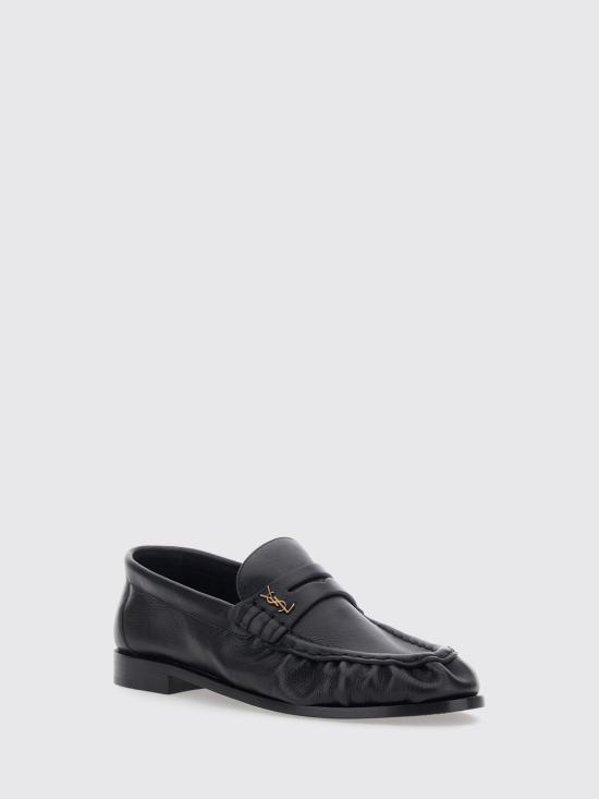 26FW 생로랑 르 로퍼 플랫 슬립온 81890825VAA 1000 Black - SAINT LAURENT