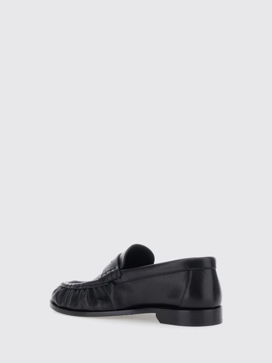 26FW 생로랑 르 로퍼 플랫 슬립온 81890825VAA 1000 Black - SAINT LAURENT