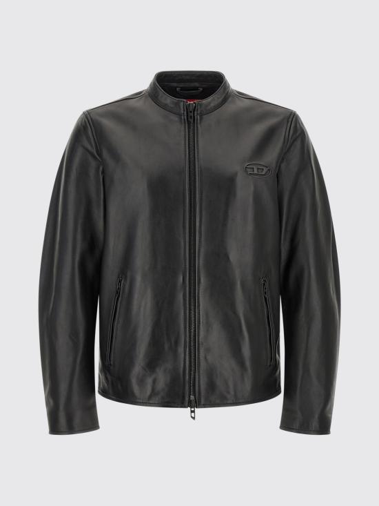 26FW 디젤 가죽 자켓 A185880AJIR 9XX Black - DIESEL